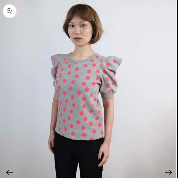  Marc jacobs 00s 도트니트 polka dot knit top