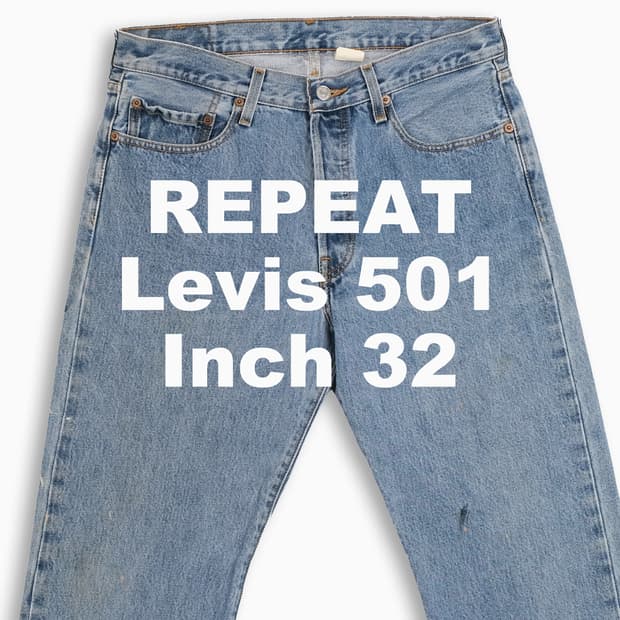 빈티지 리바이스 501 중청 32 인치 LV50133494