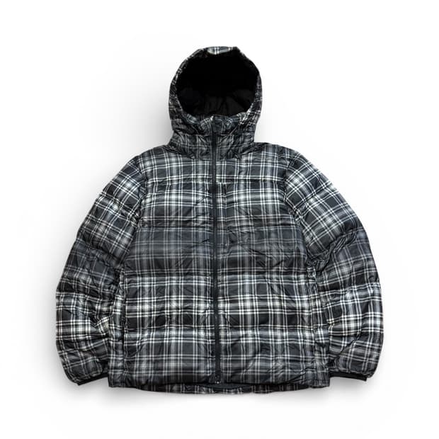 Nike ACG 투웨이 체크 패턴 구스다운 후드 패딩