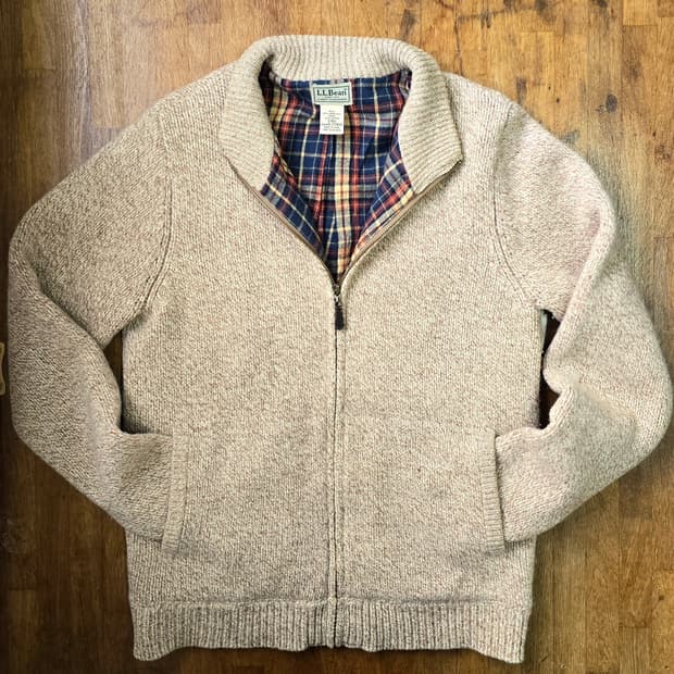 L.L.Bean 엘엘빈 램스울 헤비 집업 니트 
