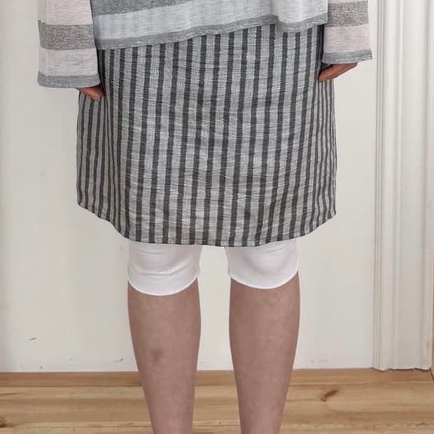 낫띵에브리띵 시그니처 스트라이프 스커트 2