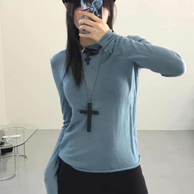 Cos Blue Wool Sweaters