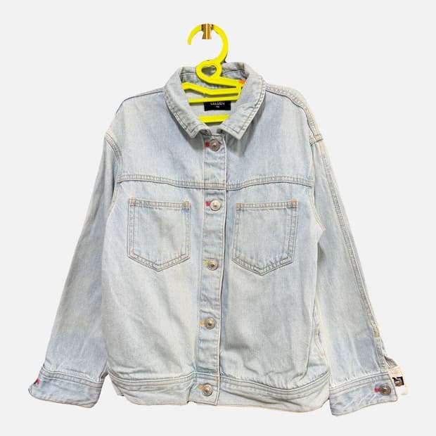 셀덴 라이트 블루 키즈 데님 자켓 140 N8002