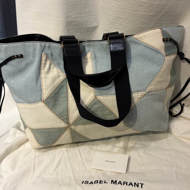 ISABEL MARANT 이자벨마랑 쇼퍼 데님 토트백 숄더백 가방