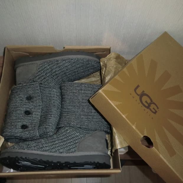 어그 카디 니트 부츠 그레이 240