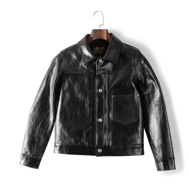 [40] 일본 말가죽 차심 호스하이드 대전판 트러커 자켓