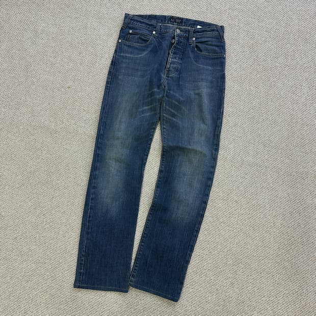 30 아르마니진스 워싱 데님 팬츠 0423D