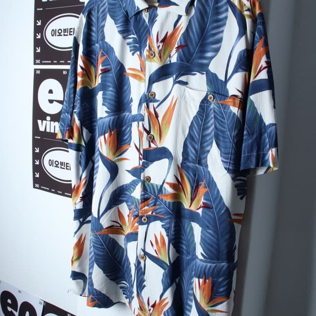 (L-2XL) 브랜드빈티지 반팔셔츠 남방 USA 하와이안-H33353