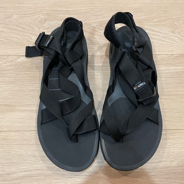 SOURCE 남자 샌들 블랙 290
