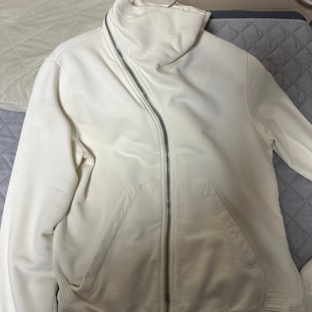 릭오웬스 다크쉐도우 사선 집업