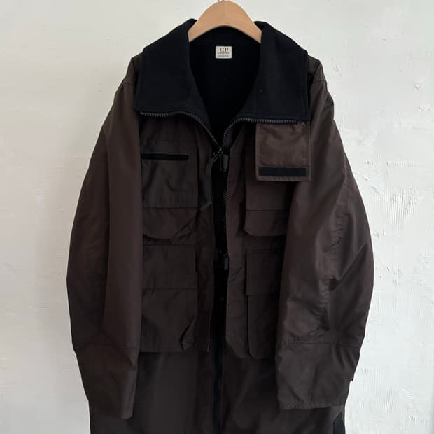 C.P. Company 씨피컴퍼니 2001FW 아카이브 브라운 버클 유틸