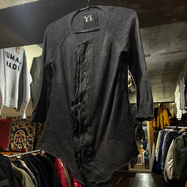 YOHJI YAMAMOTO 요지 야마모토 패턴 가디건