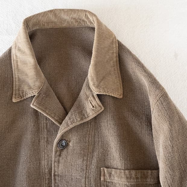 네스트로브컨팩트 피그먼트 다이 코튼린넨 초어 자켓