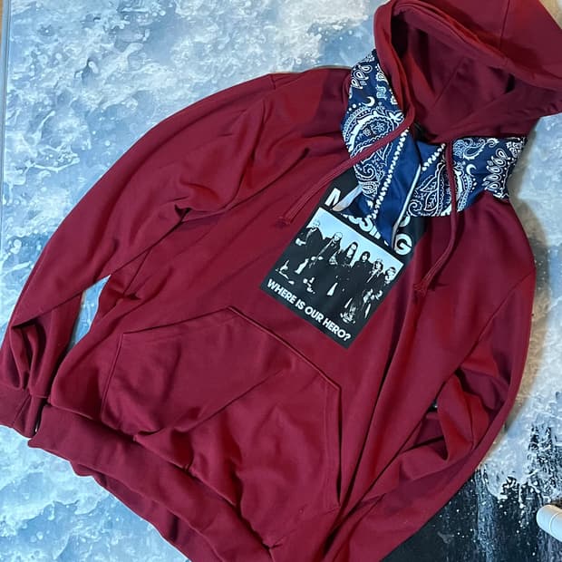 피원하모니 P1H 운동회 홍팀 후드티+반다나 세트