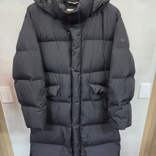 코오롱스포츠 백로고 롱패딩 105