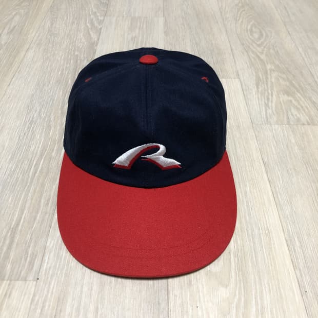 (OS) 90's 라피도 Rapido 6-P OG 로고 볼캡 네이비 레드