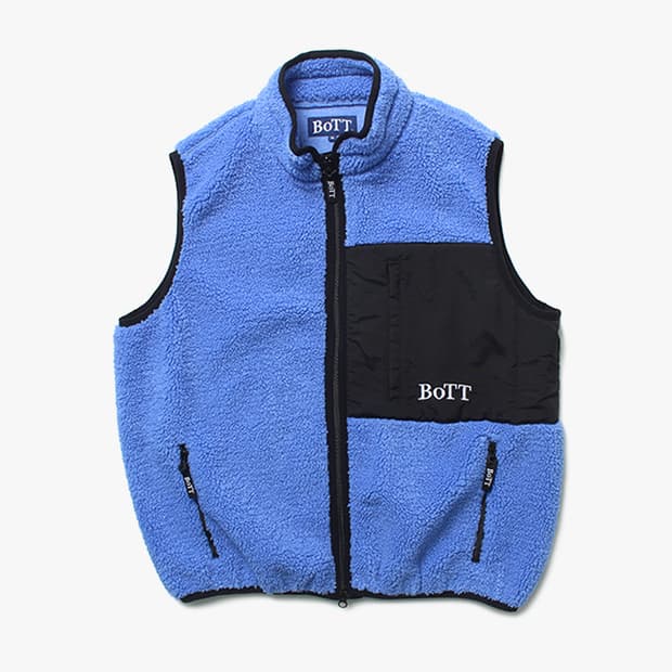  BOTT "Blue Fleece Vest"