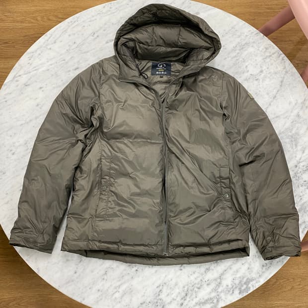 만다리나덕 라이트 다운 후드 패딩 점퍼 L