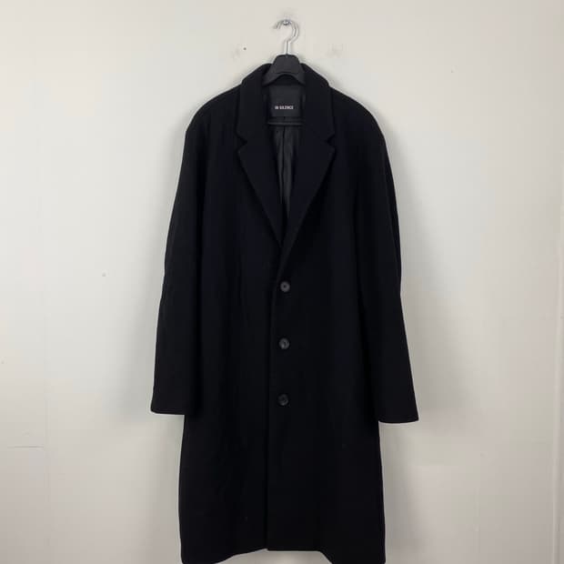 인사일런스 울 캐시미어 싱글코트 L