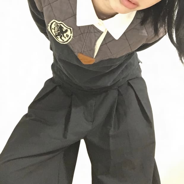 폴로 랄프로렌 퀼팅 숄더 럭비 셔츠