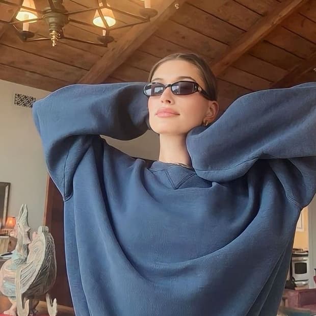 90‘s Russell 러셀 Sweatshirt Blue