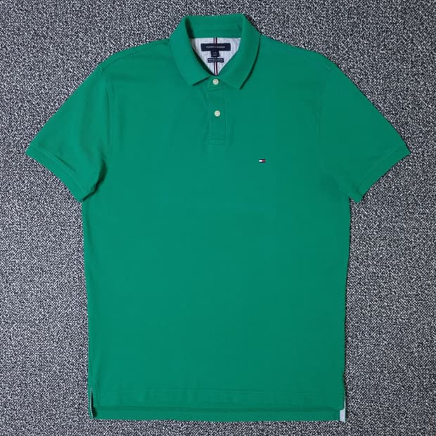 [무료배송][100]타미힐피거 남성용 피케 반팔티 카라티