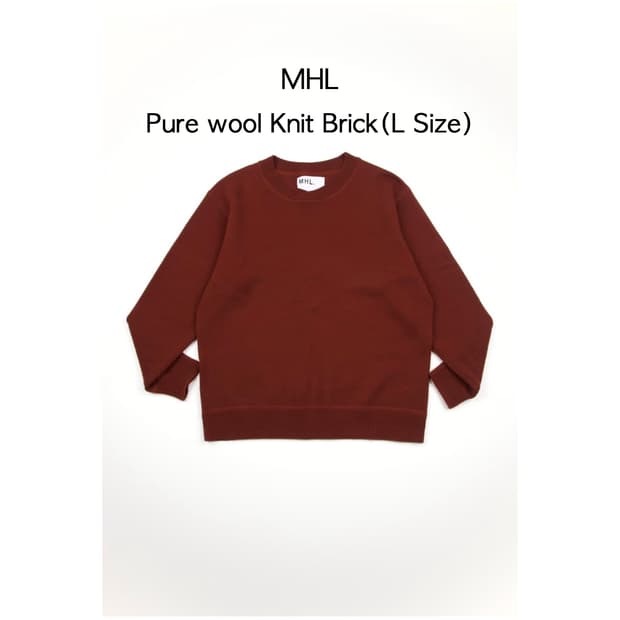 MHL 퓨어 울 니트 브릭