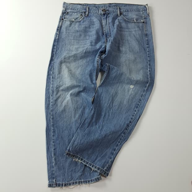 CA607 36 리바이스 569 00s 루즈 스트레이트 데님 팬츠 바지