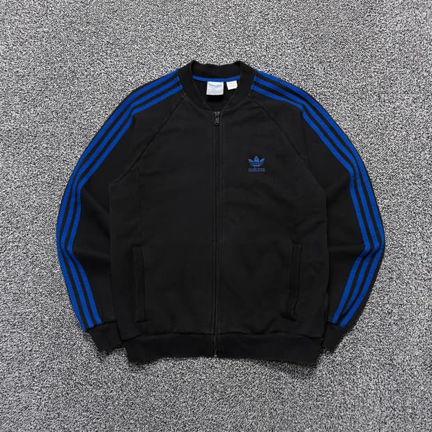 Name : 아디다스 올드스쿨 사이드라인 블랙컬러 코튼져지 :) 