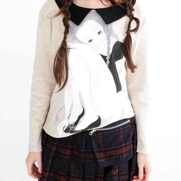 [fa.er.ie] girl painting collar shirt