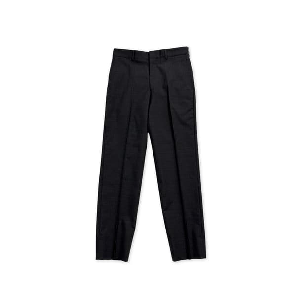 꼼데가르송 옴므 듀 2007SS 울 체크 스트레이트 슬랙스