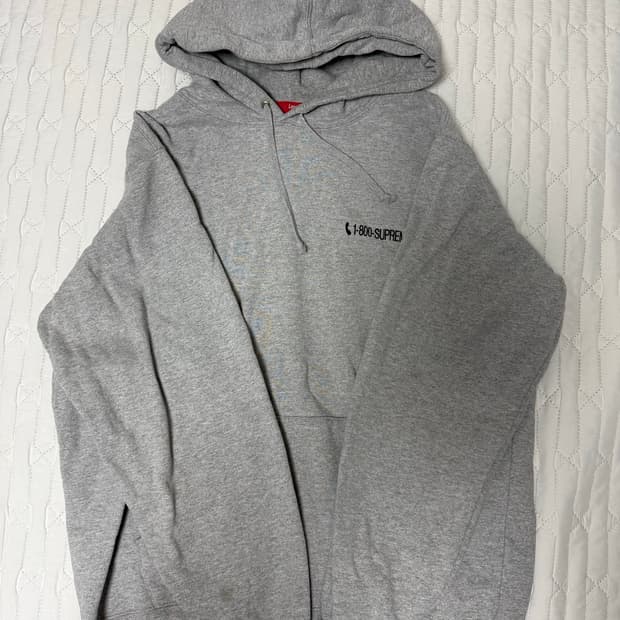 슈프림 자수 후드 (L SIZE)