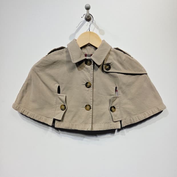 BURBERRY 버버리 키즈 트렌치 케이프 망토 코트