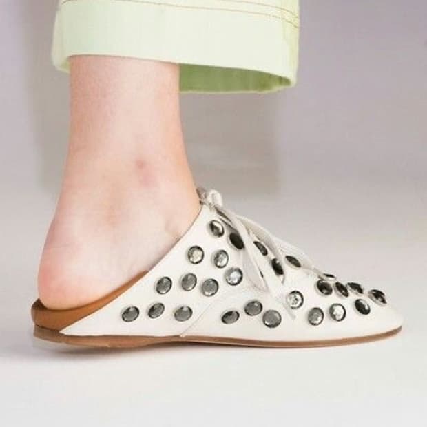 아크네 스튜디오 mika stone 스터드 스니커즈 36 (1회착용)