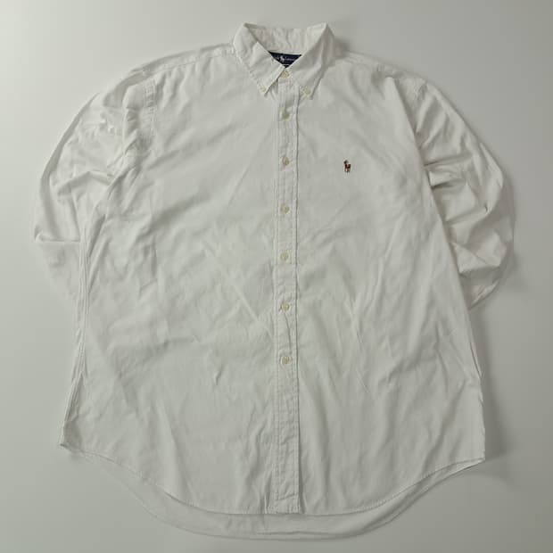 CA105 XL 폴로 야무스 90s 말레이시아판 화이트 셔츠 남방