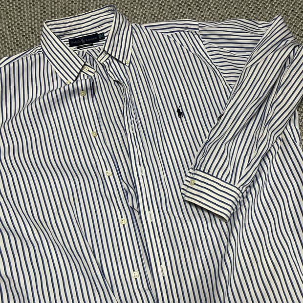폴로 스트라이프 줄무늬 셔츠 남방
