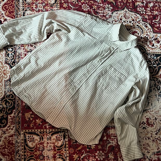 Art If Acts 아이보리 스트라이프 셔츠[L]