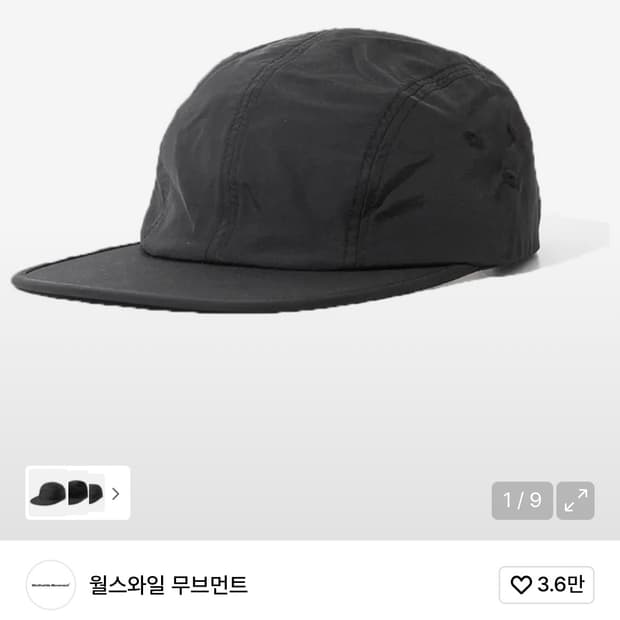 월스와일 무브먼트 하이커 캡