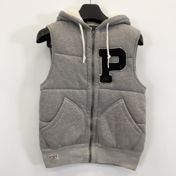 폴로 랄프로렌 상위라인 그레이 패딩베스트 XS