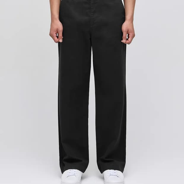 새상품 28 ) 무신사 스탠다드 와이드 치노 팬츠 블랙