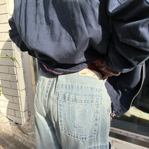 트루진 데님카고팬츠