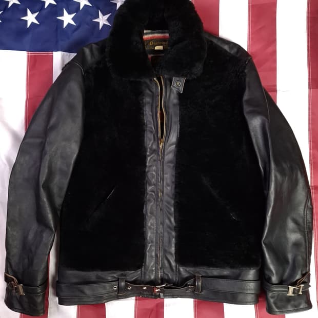 오리지날 디아프바인 그리즐리 리얼홀스하이드 자켓