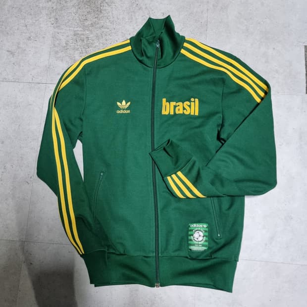 아디다스 오리지널 파이어버드 브라질 져지 그린