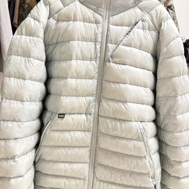 시에라디자인 경량패딩 라이트그레이 M