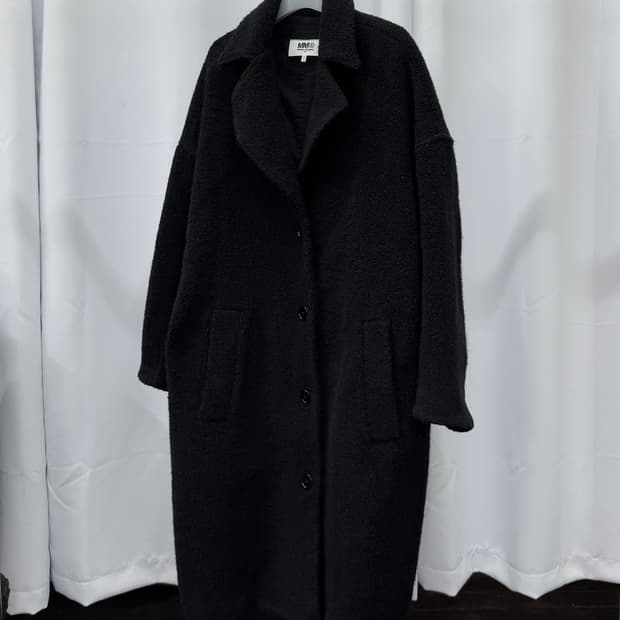 maison margiela MM6 부클 코트