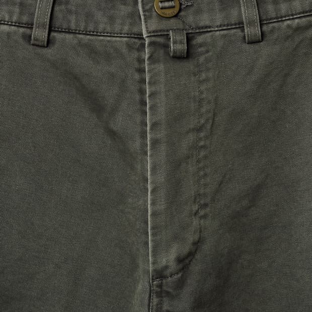 Y-904 코튼 드릴 레귤러 치노 다잉 카키