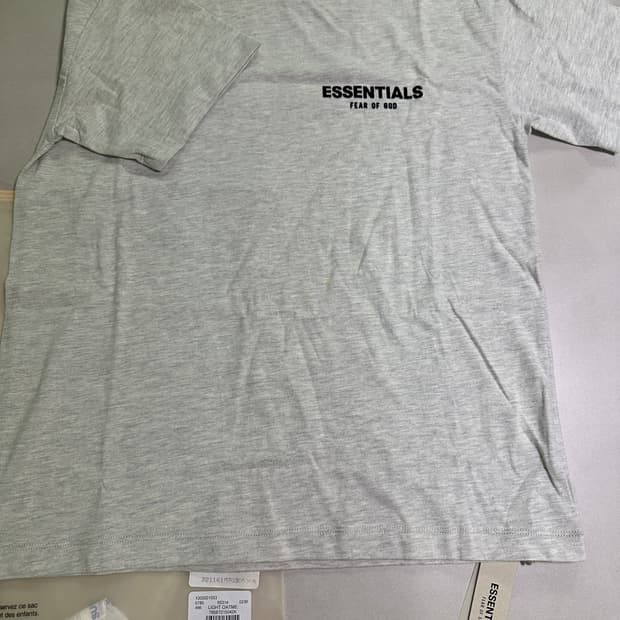 피어오브갓 에센셜 반팔티 키즈라인 오트밀