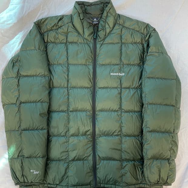 몽벨 슈페리어 다운자켓 ex800 다크그린