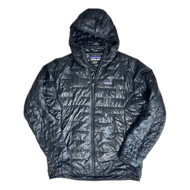 파타고니아 마이크로 퍼프 후디 블랙 남성 M