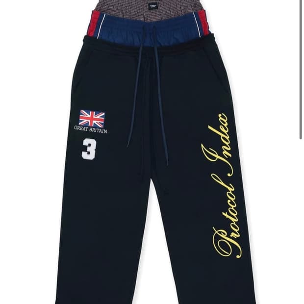 [2] 프로토콜 인덱스 3레이어드 스웻 팬츠